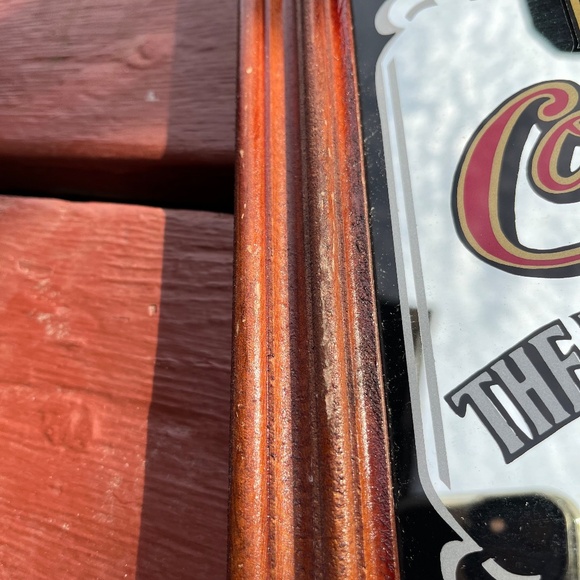 Vintage Delicious Coca-Cola Mirrored Advertising Sign - Picture 3 of 6